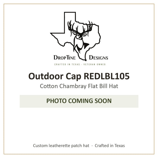 Photo coming soon: Outdoor Cap REDLBL105 Cotton Chambray Flat Bill Hat