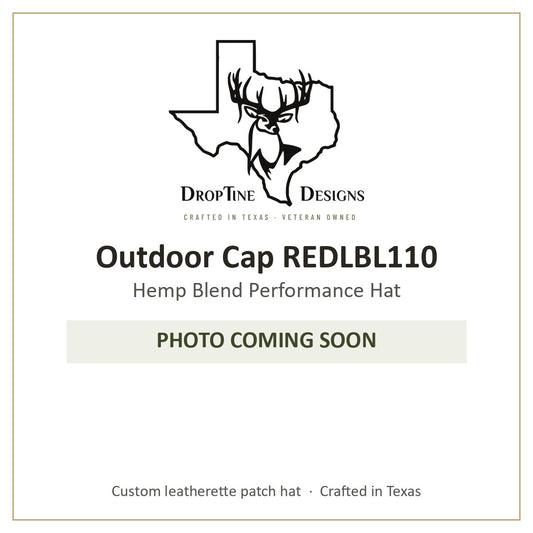 Photo coming soon: Outdoor Cap REDLBL110 Hemp Blend Performance Hat