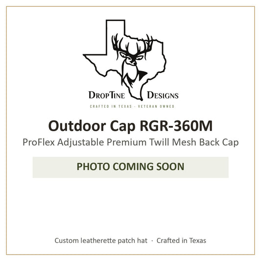 Photo coming soon: Outdoor Cap RGR-360M ProFlex Adjustable Premium Twill Mesh Back Cap