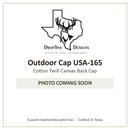 Photo coming soon: Outdoor Cap USA-165 Cotton Twill Canvas Back Cap