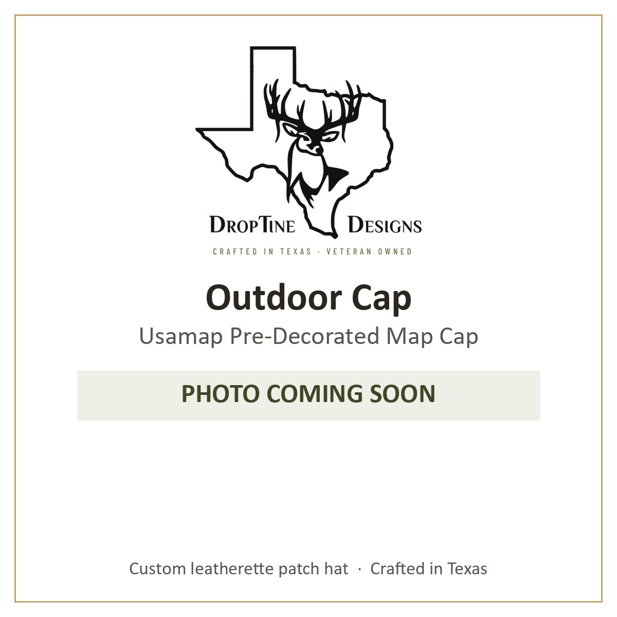 Photo coming soon: Outdoor Cap Usamap Pre-Decorated Map Cap