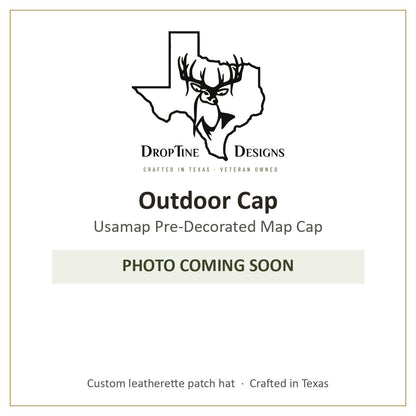 Photo coming soon: Outdoor Cap Usamap Pre-Decorated Map Cap