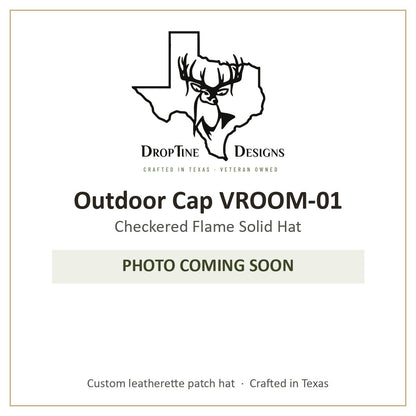 Photo coming soon: Outdoor Cap VROOM-01 Checkered Flame Solid Hat