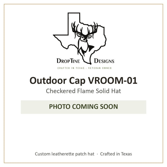 Photo coming soon: Outdoor Cap VROOM-01 Checkered Flame Solid Hat