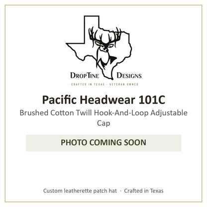 Photo coming soon: Pacific Headwear 101C Brushed Cotton Twill Hook-And-Loop Adjustable Cap
