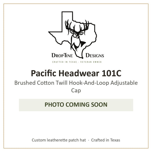 Photo coming soon: Pacific Headwear 101C Brushed Cotton Twill Hook-And-Loop Adjustable Cap