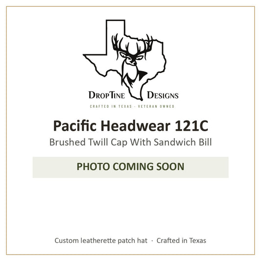 Photo coming soon: Pacific Headwear 121C Brushed Twill Cap With Sandwich Bill