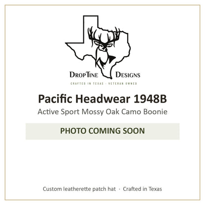 Photo coming soon: Pacific Headwear 1948B Active Sport Mossy Oak Camo Boonie