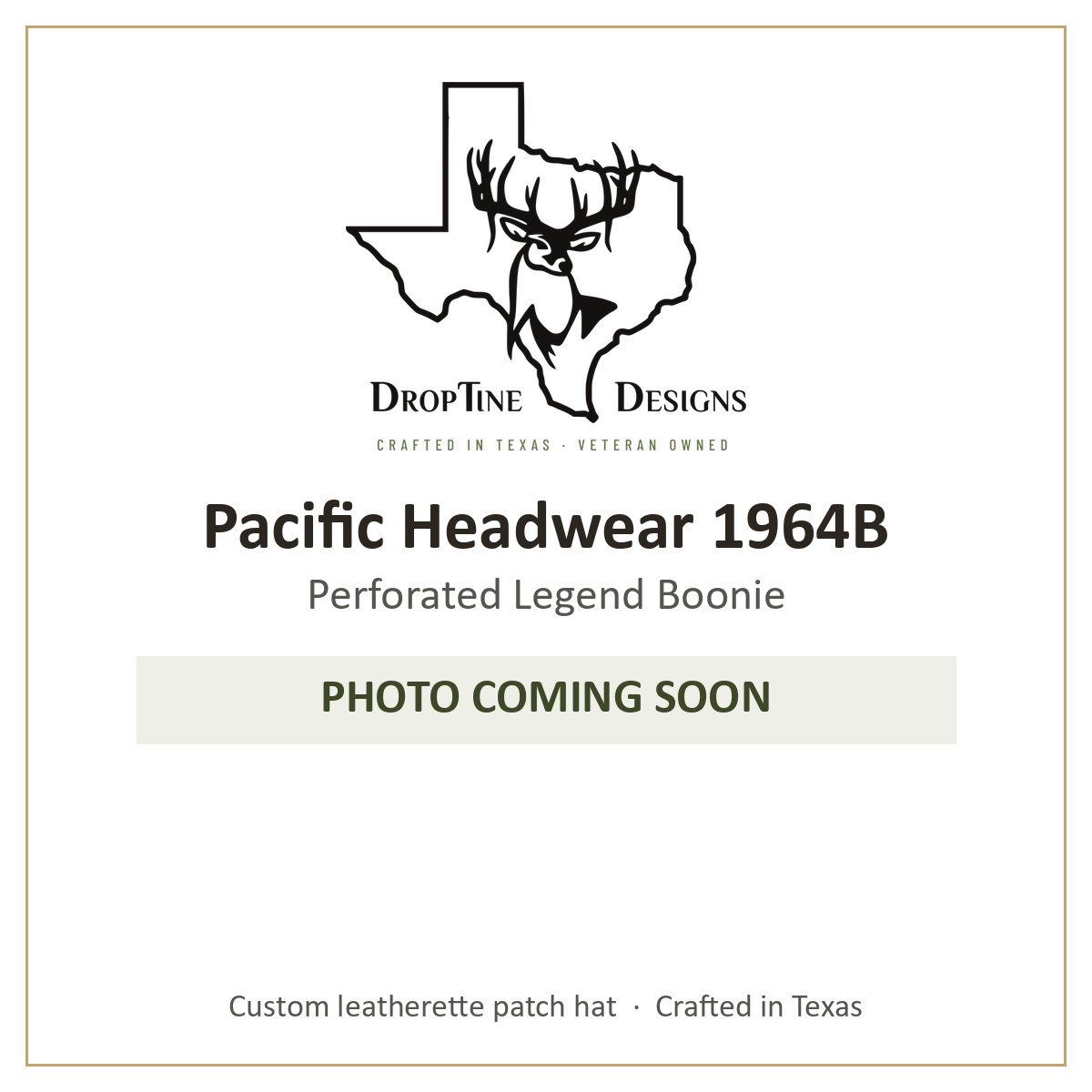 Photo coming soon: Pacific Headwear 1964B Perforated Legend Boonie
