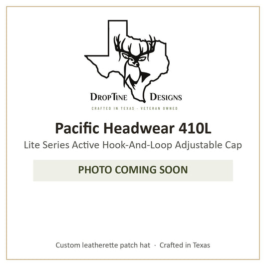 Photo coming soon: Pacific Headwear 410L Lite Series Active Hook-And-Loop Adjustable Cap