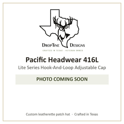 Photo coming soon: Pacific Headwear 416L Lite Series Hook-And-Loop Adjustable Cap