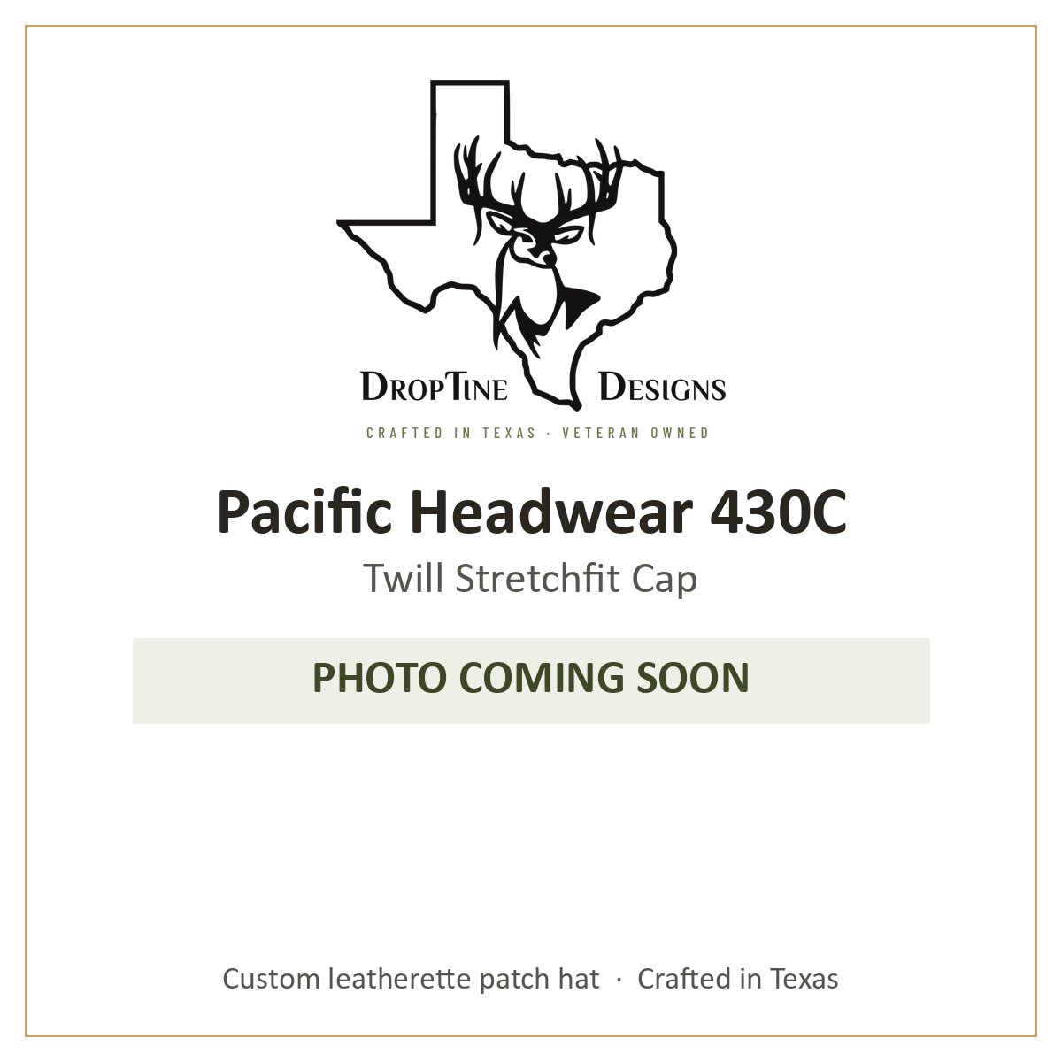 Photo coming soon: Pacific Headwear 430C Twill Stretchfit Cap