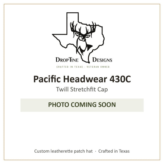 Photo coming soon: Pacific Headwear 430C Twill Stretchfit Cap