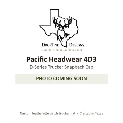 Photo coming soon: Pacific Headwear 4D3 D-Series Trucker Snapback Cap