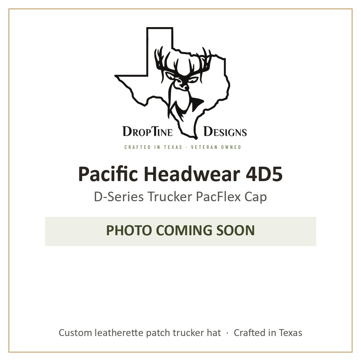 Photo coming soon: Pacific Headwear 4D5 D-Series Trucker PacFlex Cap