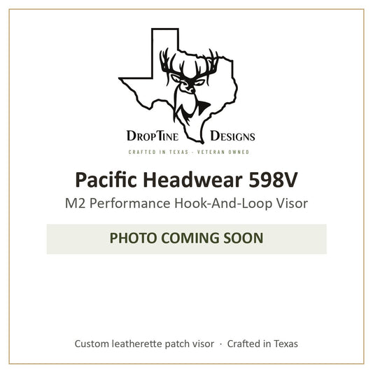 Photo coming soon: Pacific Headwear 598V M2 Performance Hook-And-Loop Visor