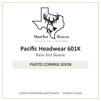 Photo coming soon: Pacific Headwear 601K Basic Knit Beanie