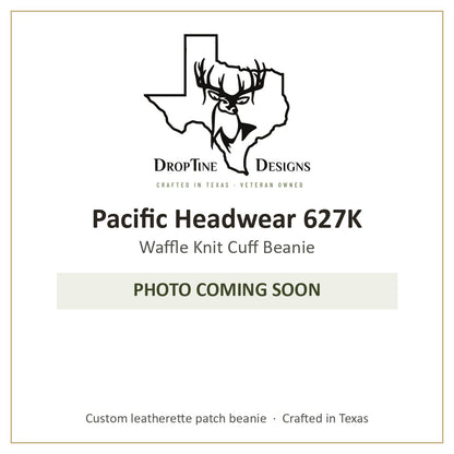 Photo coming soon: Pacific Headwear 627K Waffle Knit Cuff Beanie
