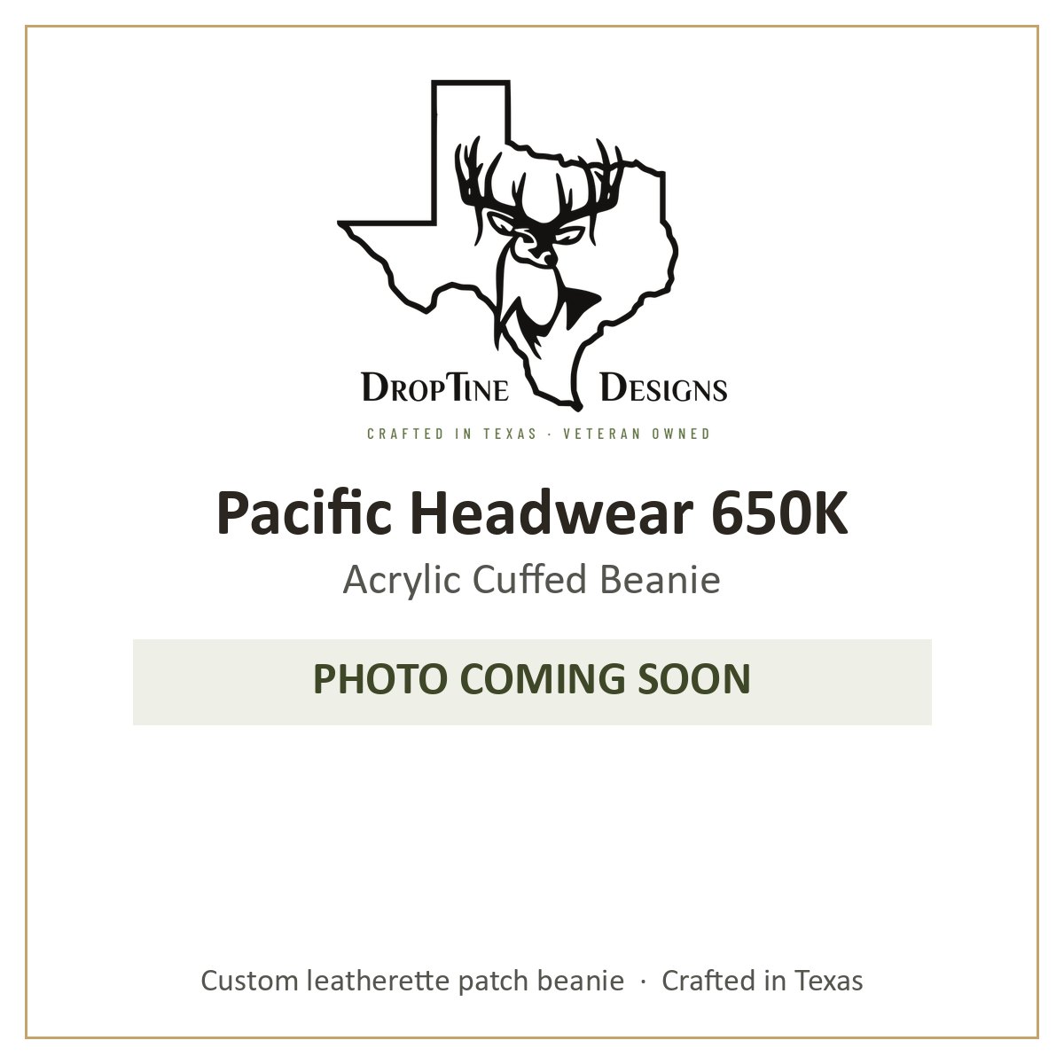 Photo coming soon: Pacific Headwear 650K Acrylic Cuffed Beanie