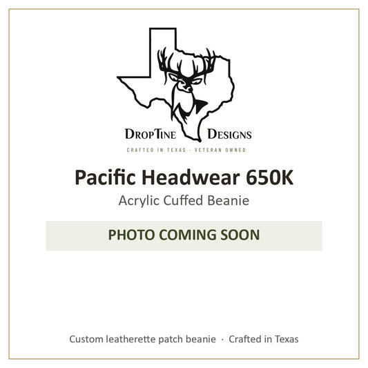 Photo coming soon: Pacific Headwear 650K Acrylic Cuffed Beanie