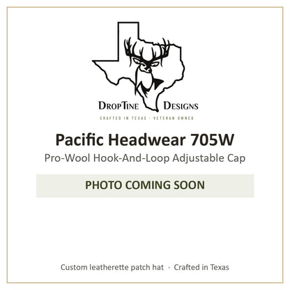 Photo coming soon: Pacific Headwear 705W Pro-Wool Hook-And-Loop Adjustable Cap