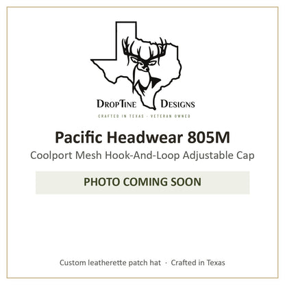 Photo coming soon: Pacific Headwear 805M Coolport Mesh Hook-And-Loop Adjustable Cap