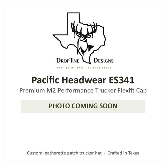 Photo coming soon: Pacific Headwear ES341 Premium M2 Performance Trucker Flexfit Cap