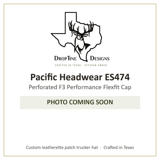 Photo coming soon: Pacific Headwear ES474 Perforated F3 Performance Flexfit Cap