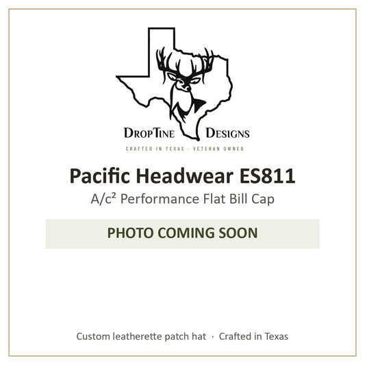 Photo coming soon: Pacific Headwear ES811 A/c² Performance Flat Bill Cap