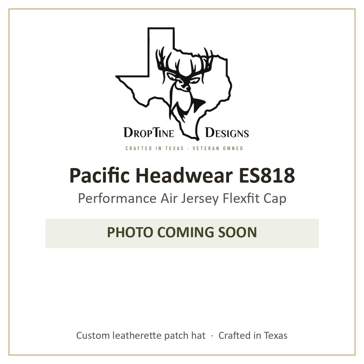 Photo coming soon: Pacific Headwear ES818 Performance Air Jersey Flexfit Cap
