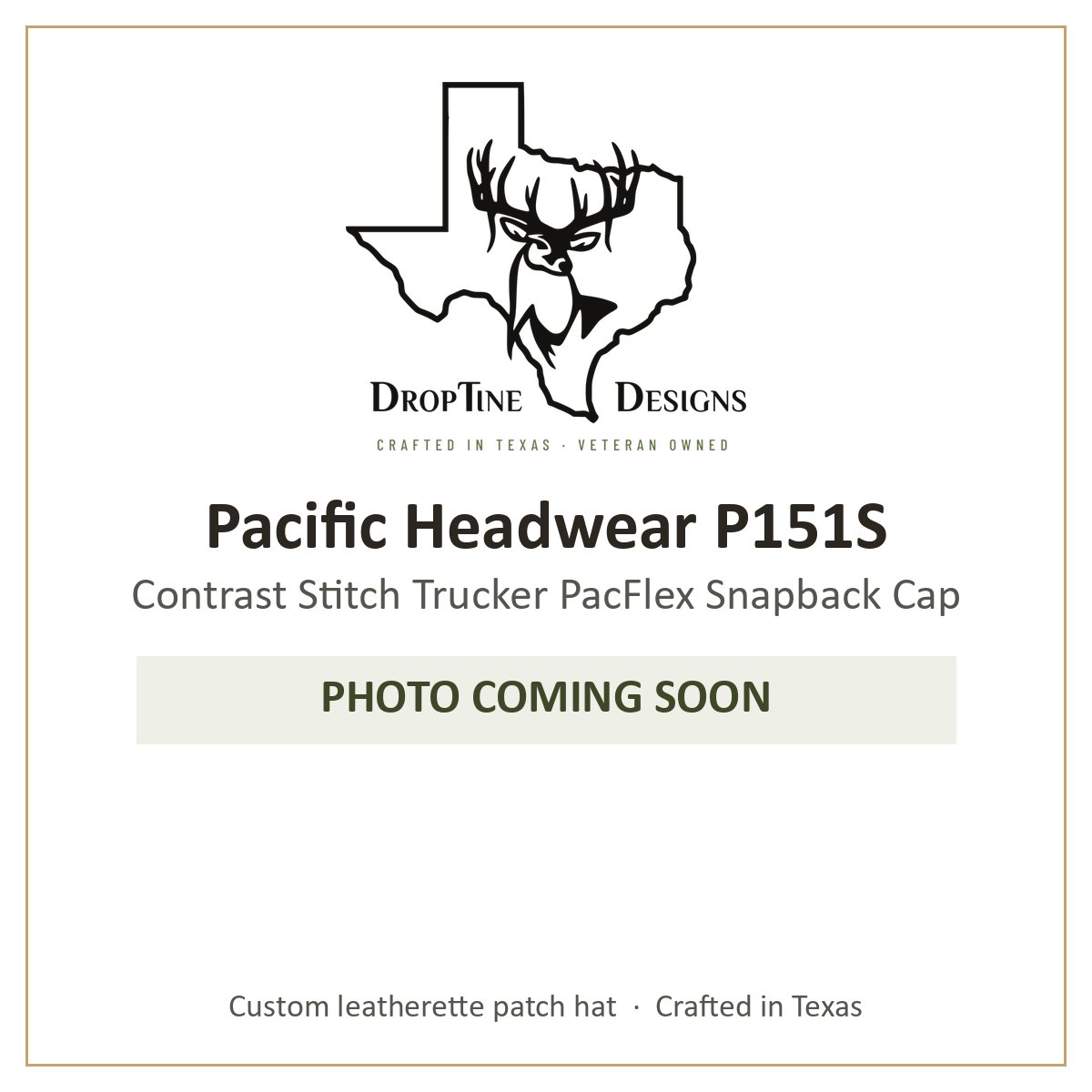 Photo coming soon: Pacific Headwear P151S Contrast Stitch Trucker PacFlex Snapback Cap