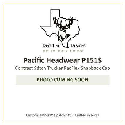 Photo coming soon: Pacific Headwear P151S Contrast Stitch Trucker PacFlex Snapback Cap