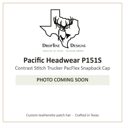 Photo coming soon: Pacific Headwear P151S Contrast Stitch Trucker PacFlex Snapback Cap