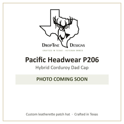 Photo coming soon: Pacific Headwear P206 Hybrid Corduroy Dad Cap