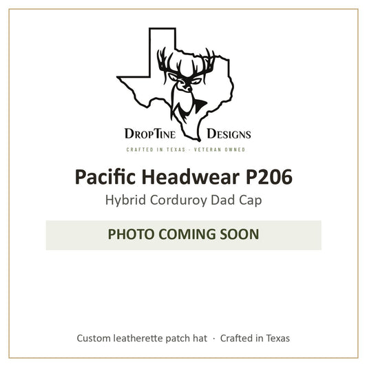 Photo coming soon: Pacific Headwear P206 Hybrid Corduroy Dad Cap