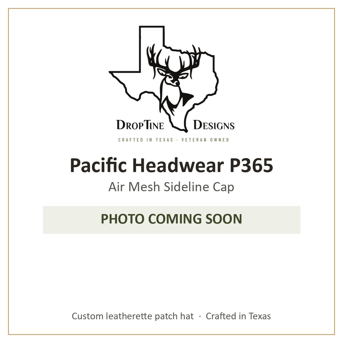 Photo coming soon: Pacific Headwear P365 Air Mesh Sideline Cap