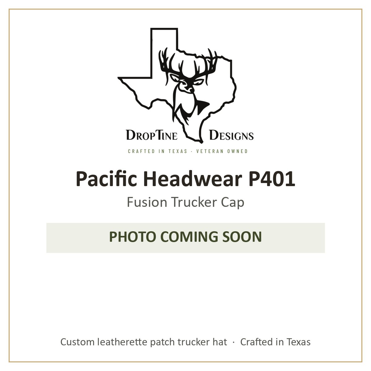 Photo coming soon: Pacific Headwear P401 Fusion Trucker Cap