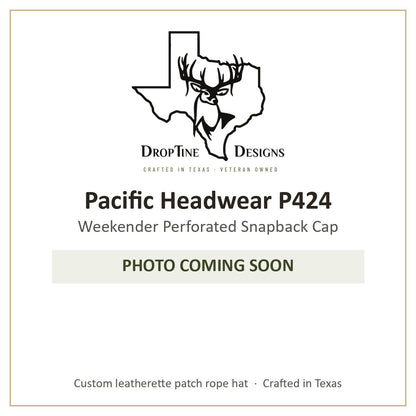 Photo coming soon: Pacific Headwear P424 Weekender Perforated Snapback Cap