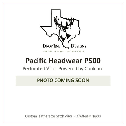 Photo coming soon: Pacific Headwear P500 Perforated Visor Powered by Coolcore