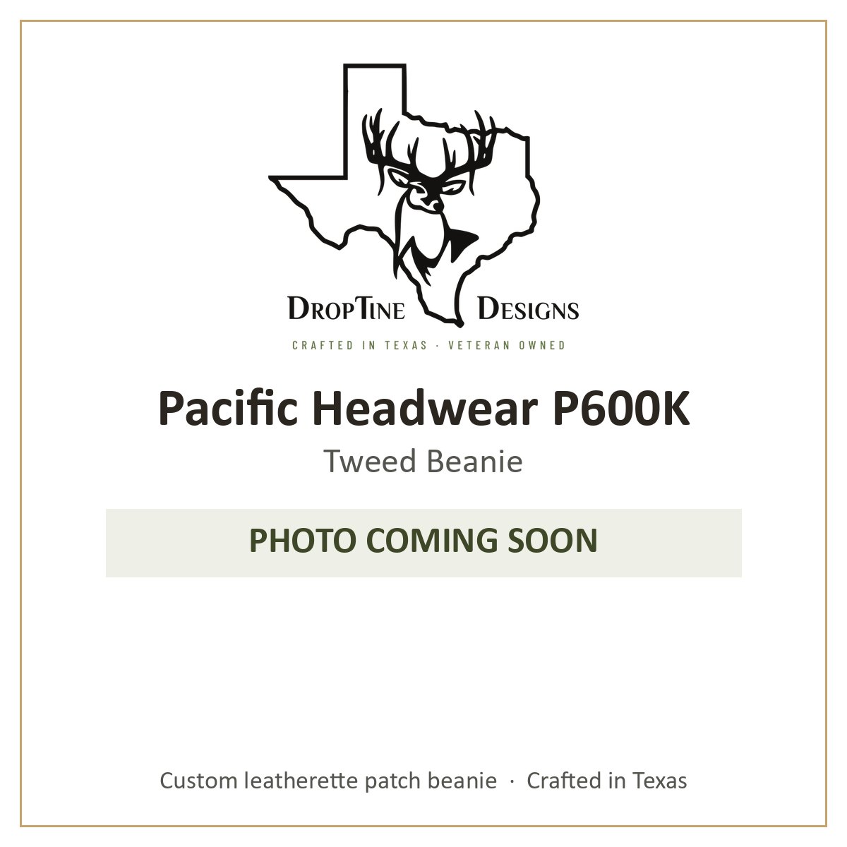 Photo coming soon: Pacific Headwear P600K Tweed Beanie