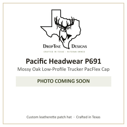 Photo coming soon: Pacific Headwear P691 Mossy Oak Low-Profile Trucker PacFlex Cap