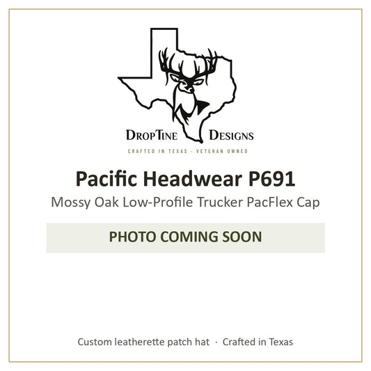 Photo coming soon: Pacific Headwear P691 Mossy Oak Low-Profile Trucker PacFlex Cap