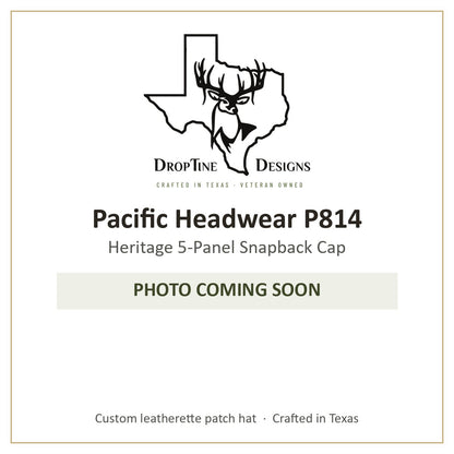 Photo coming soon: Pacific Headwear P814 Heritage 5-Panel Snapback Cap