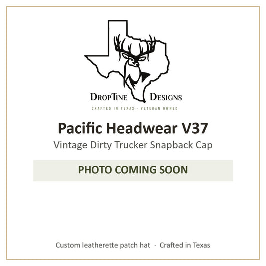 Photo coming soon: Pacific Headwear V37 Vintage Dirty Trucker Snapback Cap