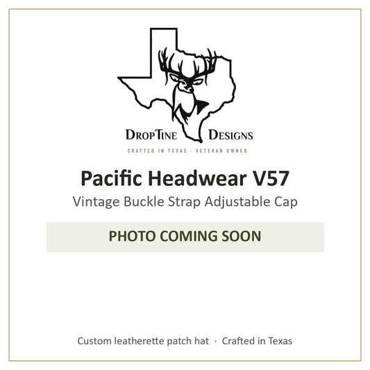 Photo coming soon: Pacific Headwear V57 Vintage Buckle Strap Adjustable Cap