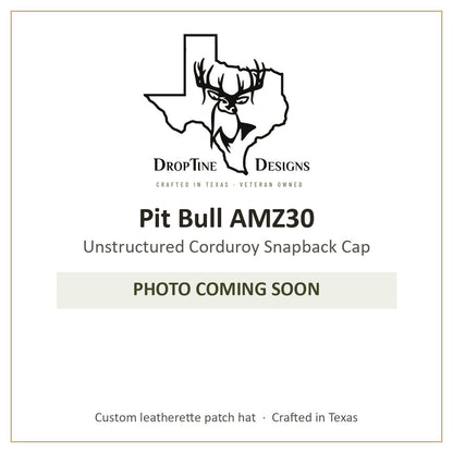 Photo coming soon: Pit Bull AMZ30 Unstructured Corduroy Snapback Cap
