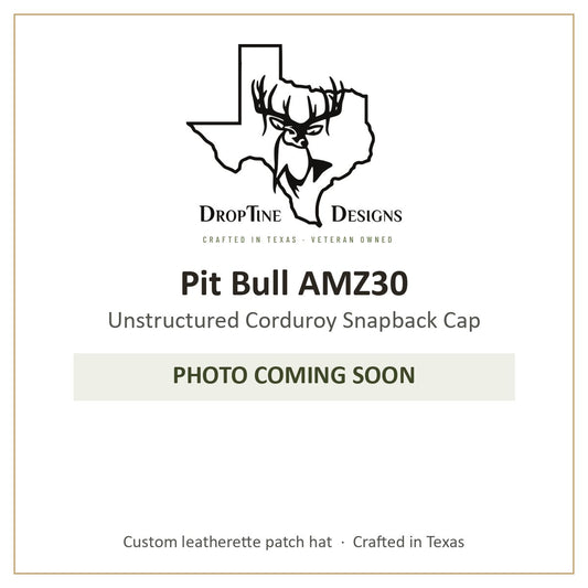 Photo coming soon: Pit Bull AMZ30 Unstructured Corduroy Snapback Cap