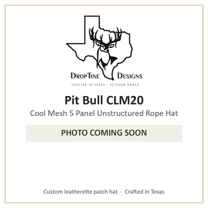 Photo coming soon: Pit Bull CLM20 Cool Mesh 5 Panel Unstructured Rope Hat