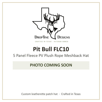 Photo coming soon: Pit Bull FLC10 5 Panel Fleece PV Plush Rope Meshback Hat