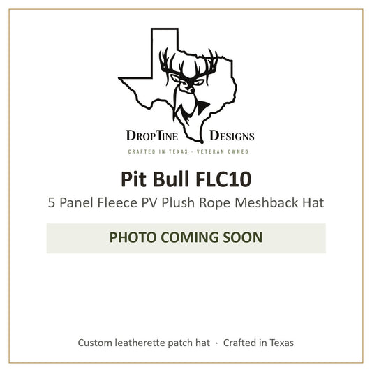 Photo coming soon: Pit Bull FLC10 5 Panel Fleece PV Plush Rope Meshback Hat
